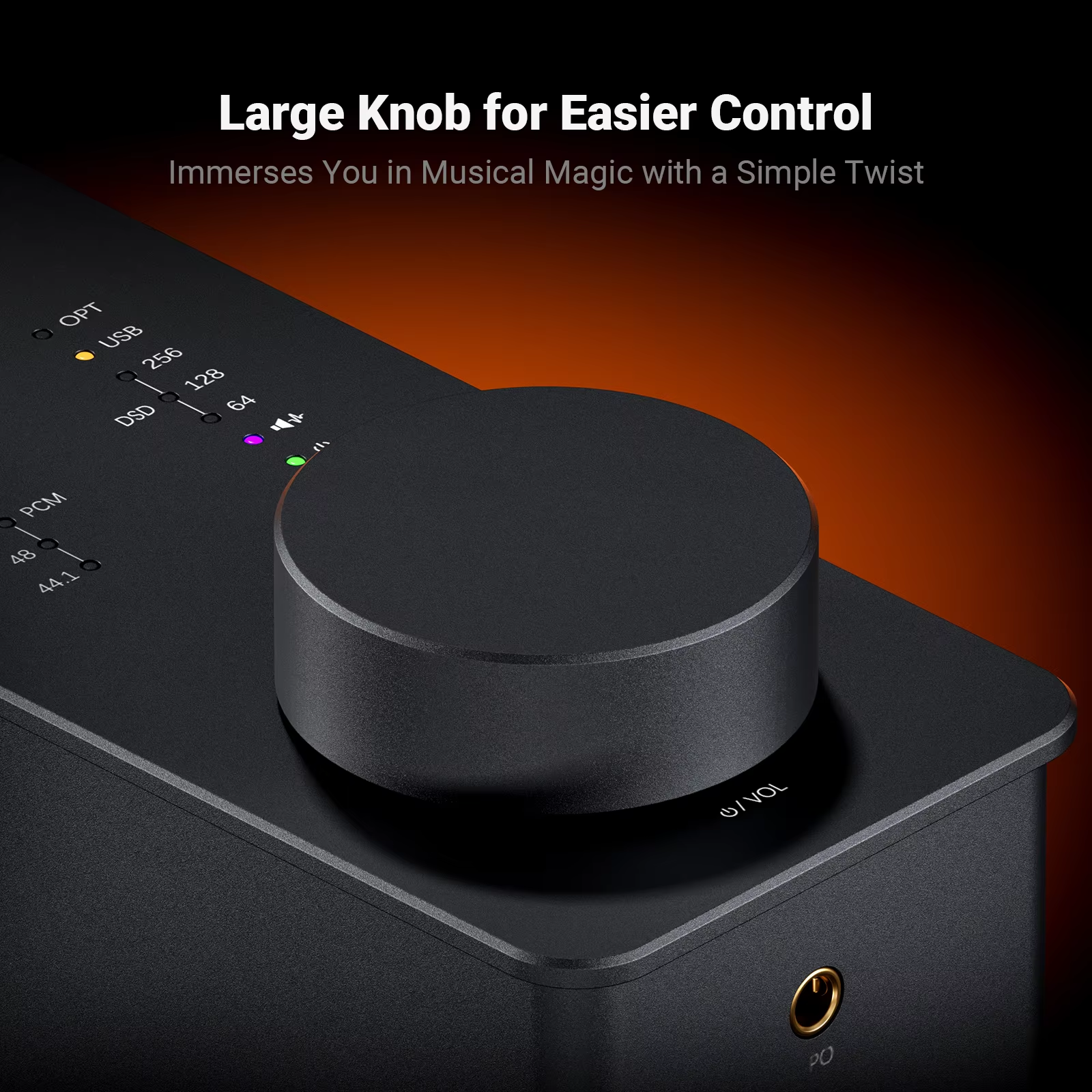 Fosi Audio SK02 USB DAC & Headphone Amplifier — DSD256, 3.5mm + 4.4mm Balanced view 4