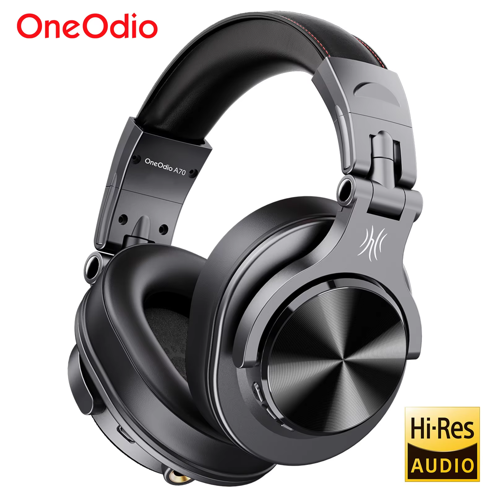 Oneodio Fusion A70 Headphones — Hi-Res BT, 72H, Over-Ear Studio Monitor view 4