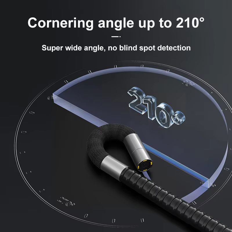 TESLONG TD500 Borescope — 5.5mm Articulating Inspection Camera, 1080P, 5" IPS Screen view 3