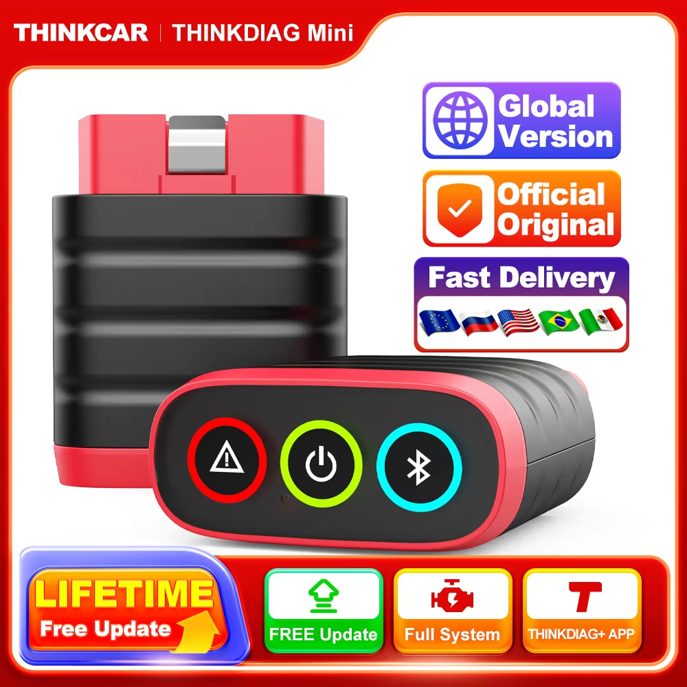 THINKCAR THINKDIAG MINI OBD2 Scanner — Bluetooth Full-System Diagnostic Tool for Auto view 3
