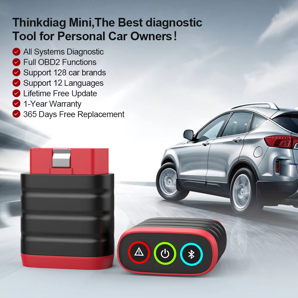 THINKCAR THINKDIAG MINI OBD2 Scanner — Bluetooth Full-System Diagnostic Tool for Auto view 5