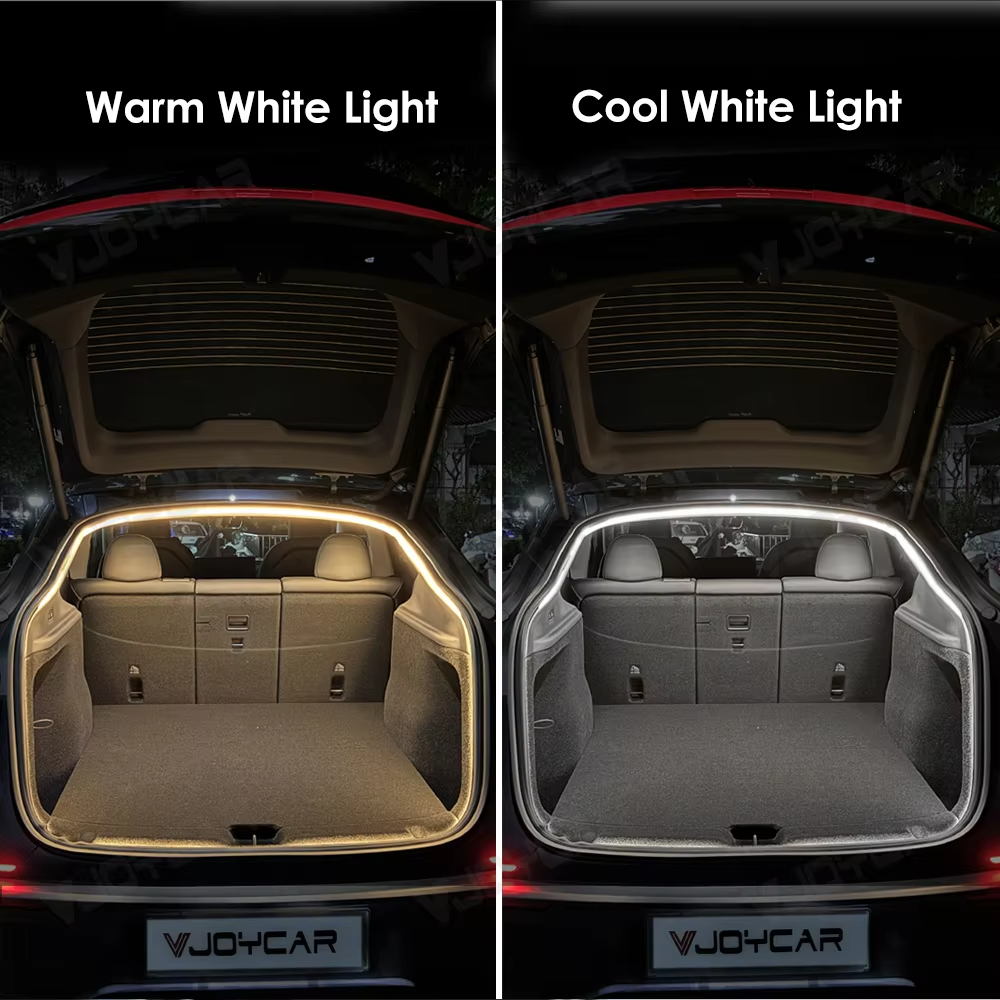 VJOYCAR Tesla LED Strip — Waterproof Frunk/Trunk Light for Model Y/3 Highland/Juniper view 2