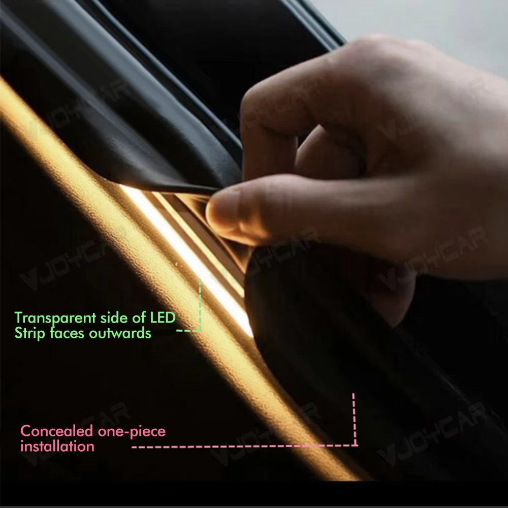VJOYCAR Tesla LED Strip — Waterproof Frunk/Trunk Light for Model Y/3 Highland/Juniper view 3